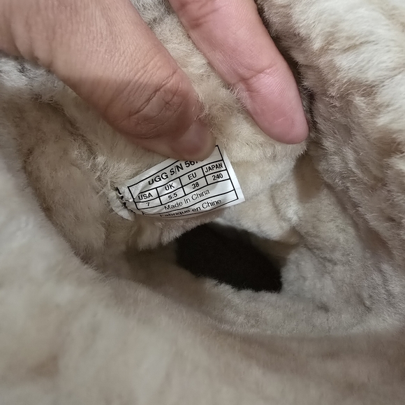 Bulky Leather Boots size 7 - Picture 5 of 6